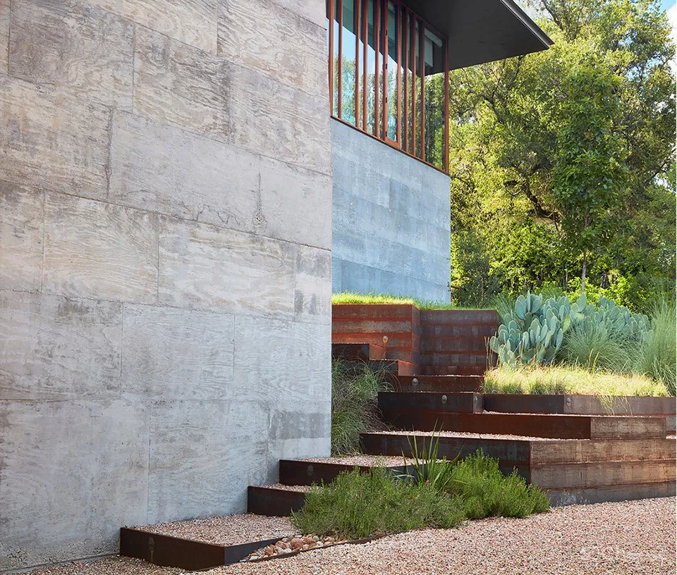 2018 ASLA住宅设计类杰出奖: Balcones住宅,美国奥斯汀 / Word + Carr Design Group