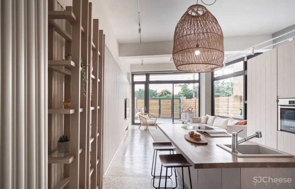 舒心的简约设计丨水磨石这样搭配更美