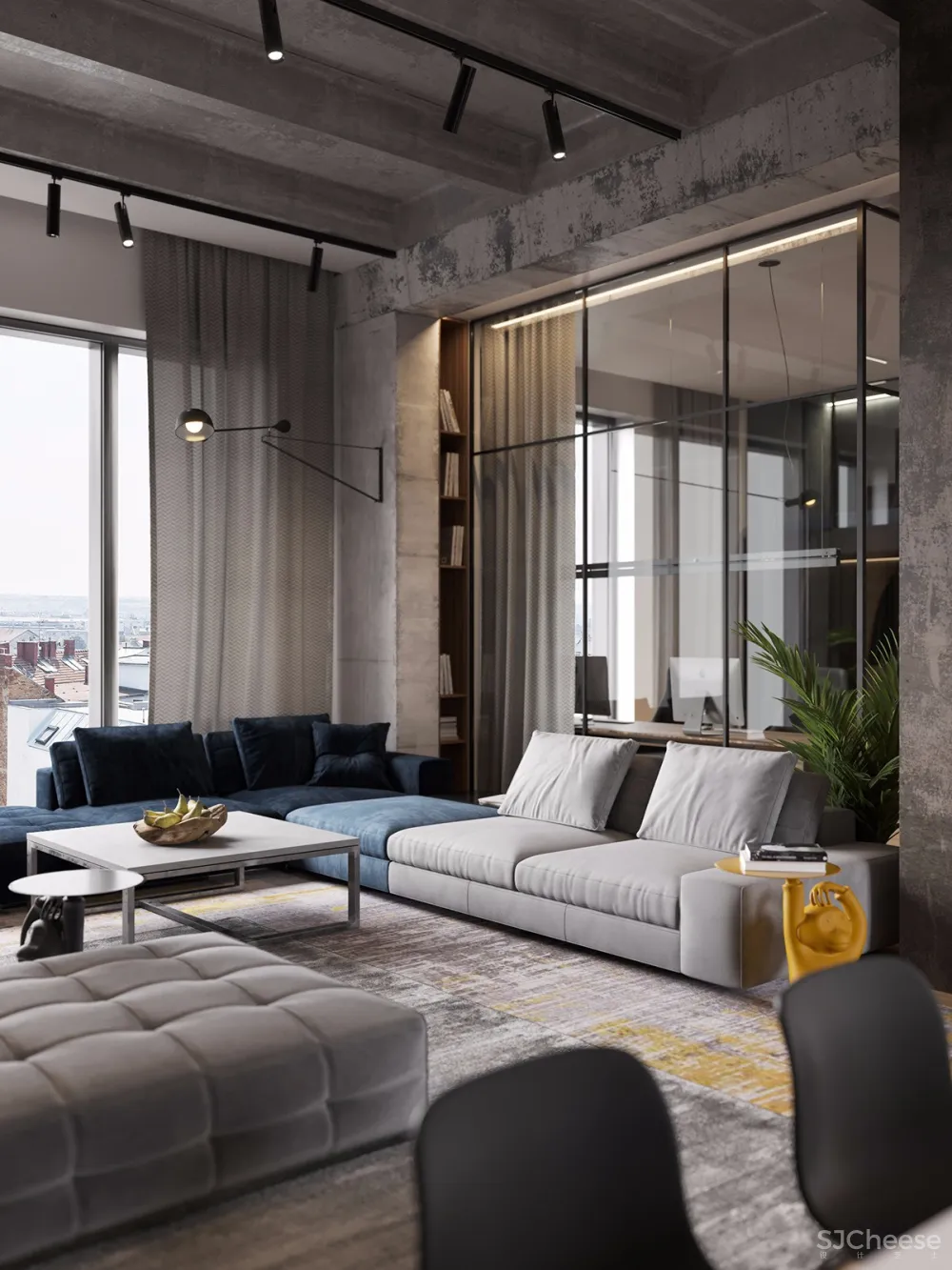 136㎡ 轻工业风丨每一个设计都值得参考