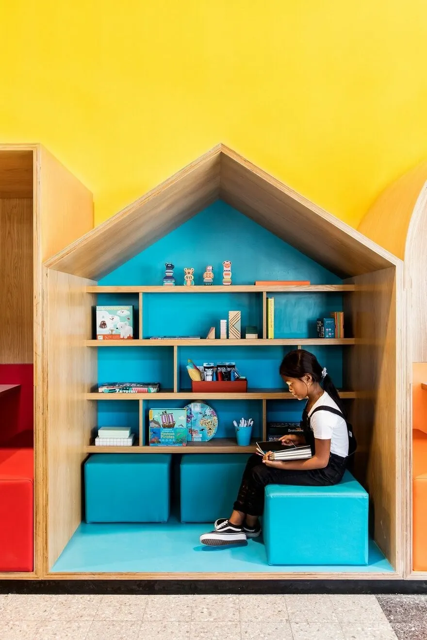 五彩斑斓的几何格子 | 以色列Hayarden School