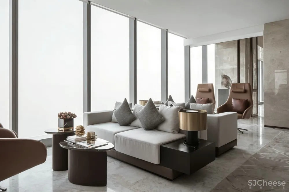 高级灰丨演绎奢侈办公头等舱