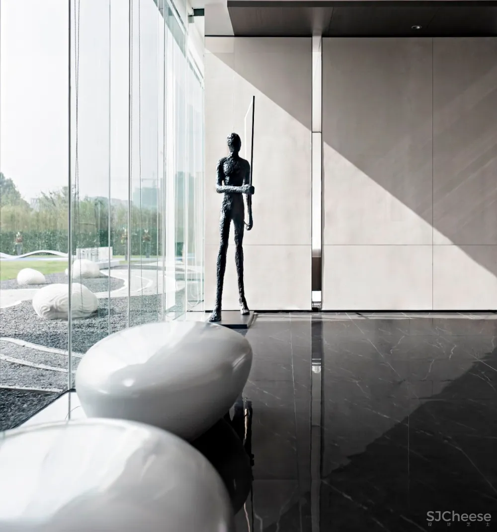 新作 | 长沙卓越青竹湖:静雅高级灰,诠释气度不凡的设计语境