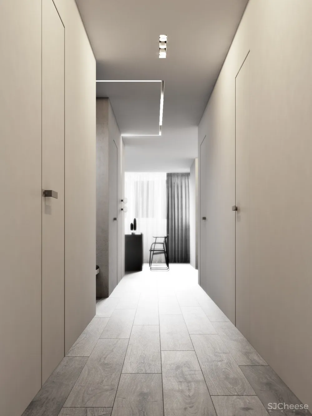 轻奢公寓丨墙面细部设计太赞了