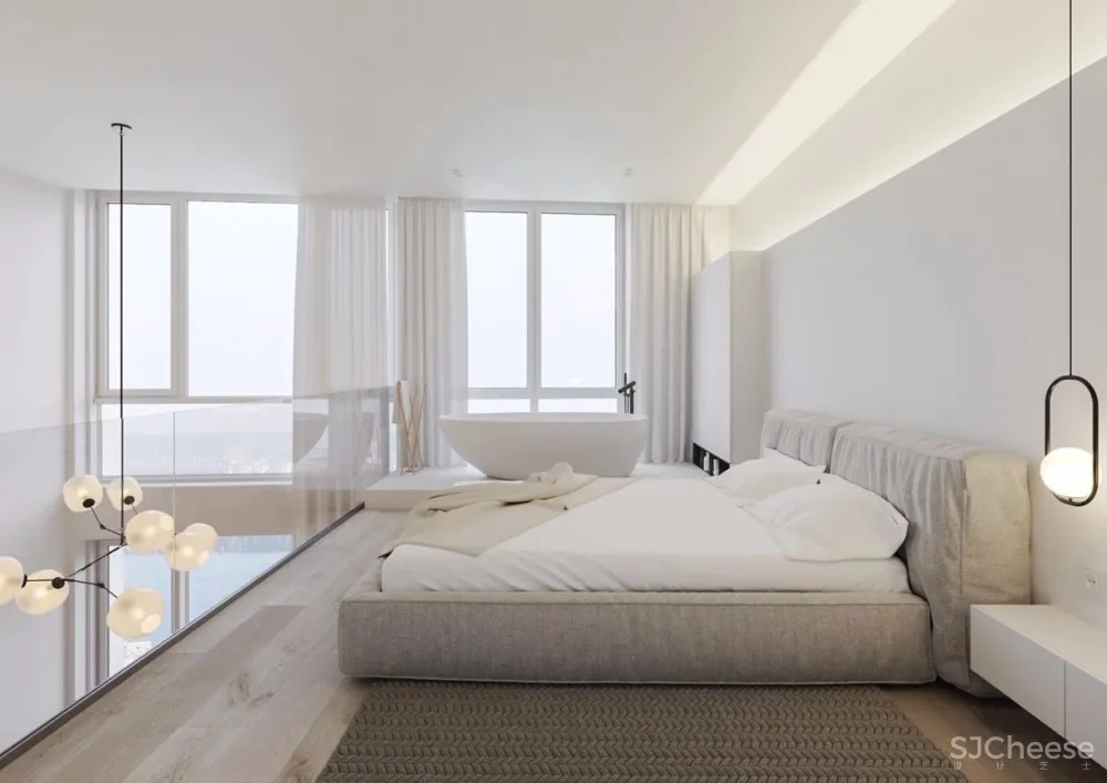 纯白色 LOFT丨完美诠释极简风格