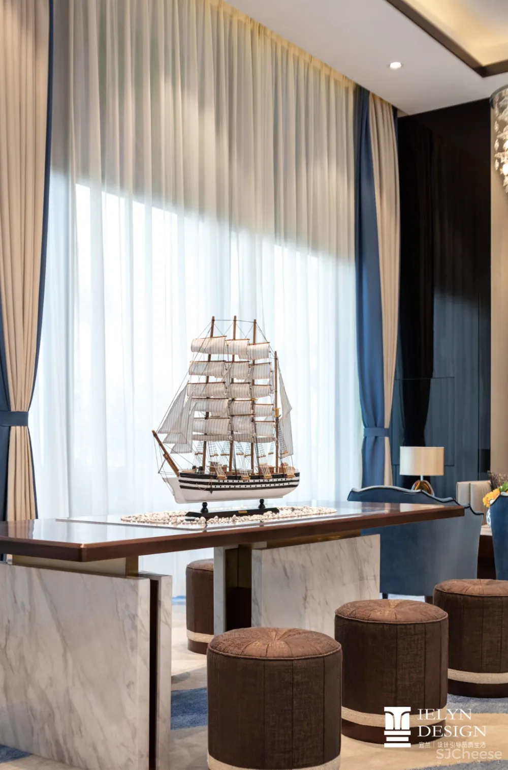 宜兰设计:北海春江海岸售楼部