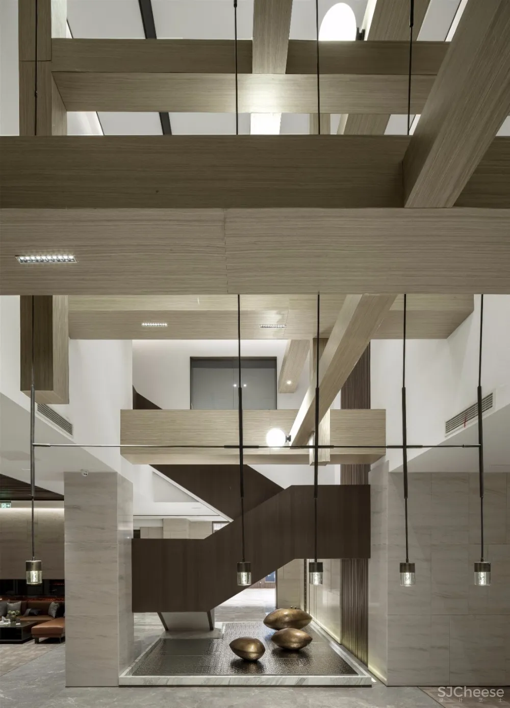 尚石设计 | 珠玉在侧 书香满室——中南蚌埠江山府销售中心