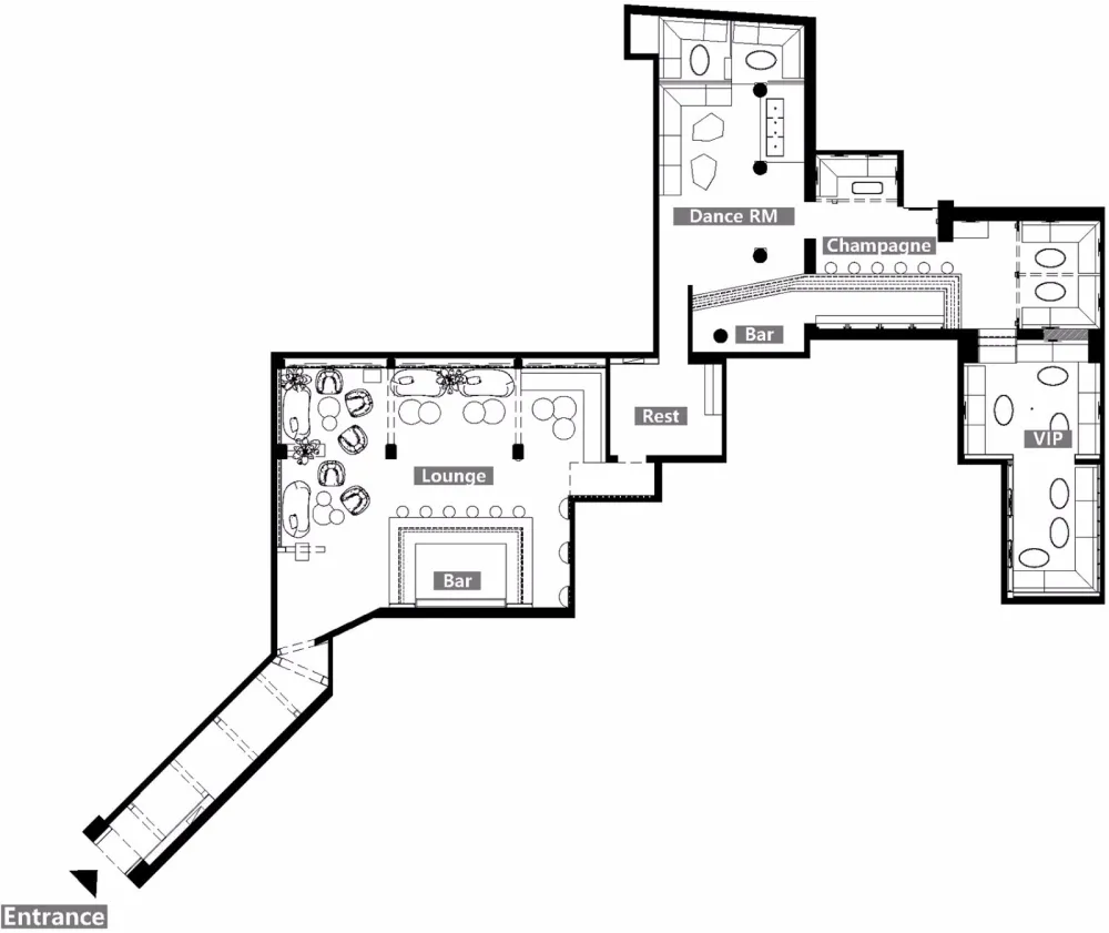 最新 | 间禾建筑设计咨询(上海)有限公司:上海 83bands酒吧