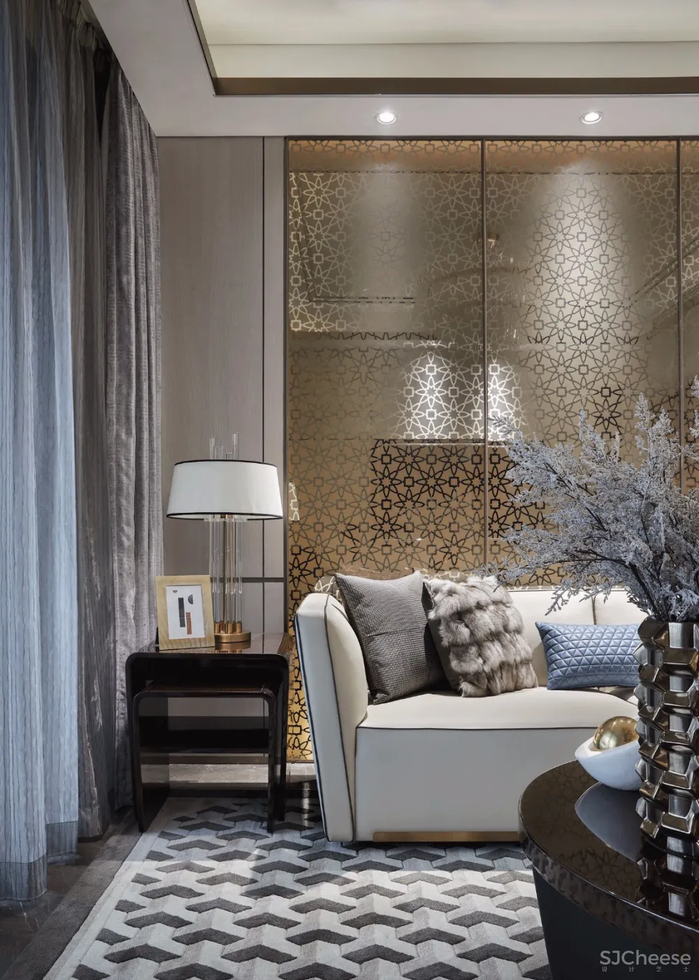 现代轻奢的港式风格样板间设计丨一种无法抗拒的魅力