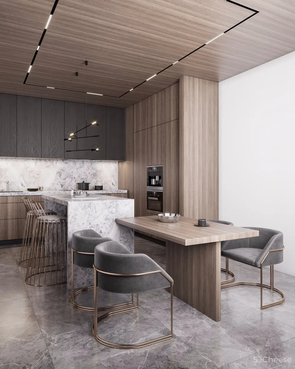 120㎡ 现代简约风丨想拥有这个大客厅