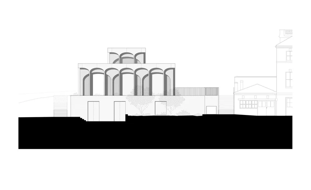 首发 | Morris+Company:充满阳光的拱形轻木餐厅