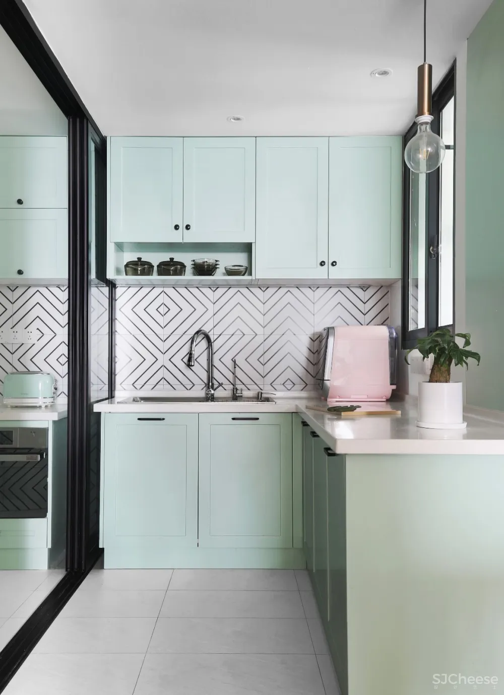 新作002 | 花砖图册,一个可以随时坐下看书的家