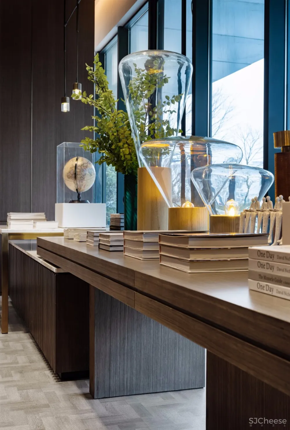 尚石设计 | 珠玉在侧 书香满室——中南蚌埠江山府销售中心