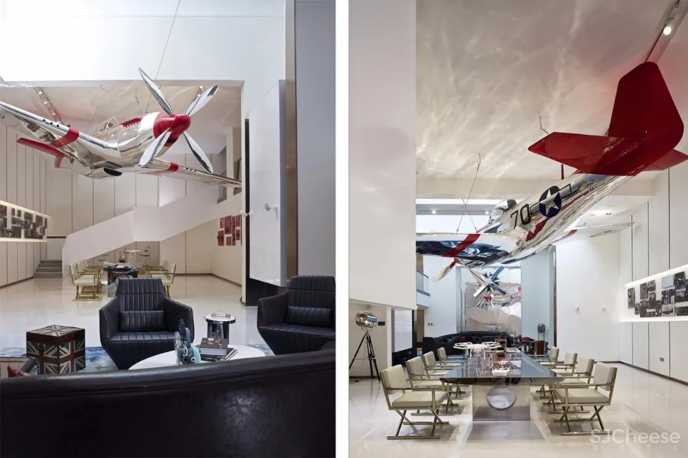 把战斗机挂在别墅里是一种什么体验