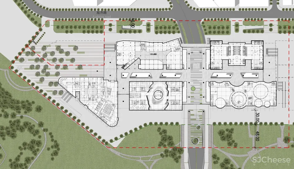 滨海新区文化中心滨海美术馆,天津 / gmp