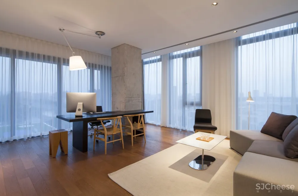 方磊作品 | 浦江边上的极简空间 ---壹舍设计办公室