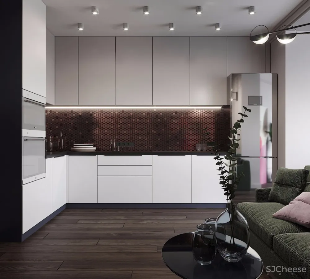 66㎡ 的公寓丨竟能设计出2室1厅和独立马桶间