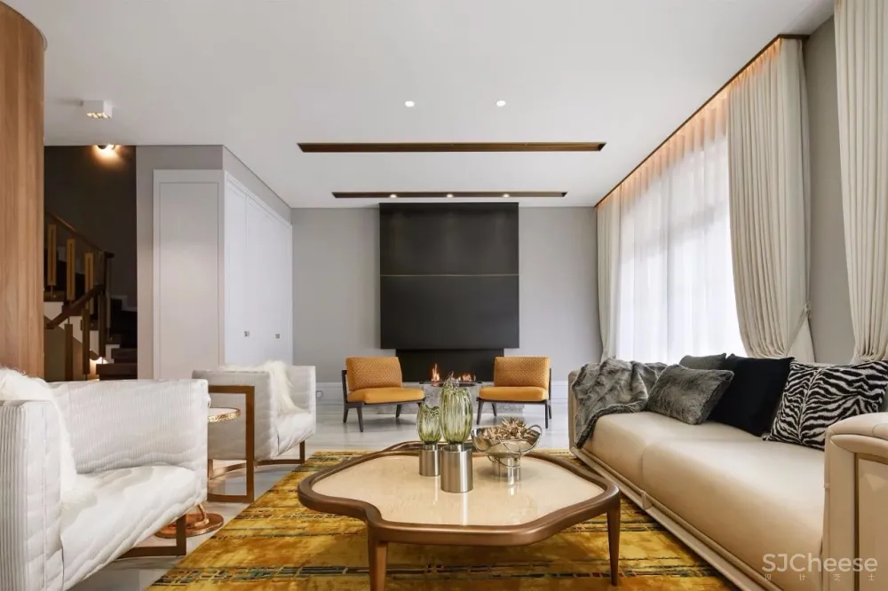 450㎡原木风别墅私宅设计丨营造诗意的栖居空间