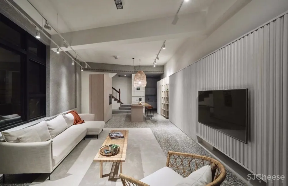 舒心的简约设计丨水磨石这样搭配更美