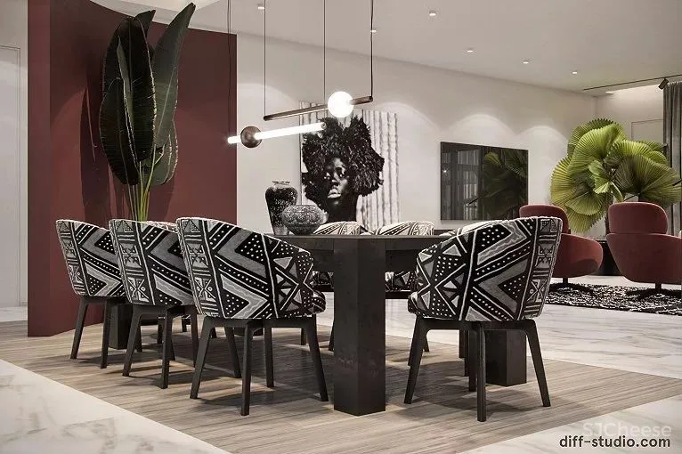 非洲元素丨浓烈的艺术美感