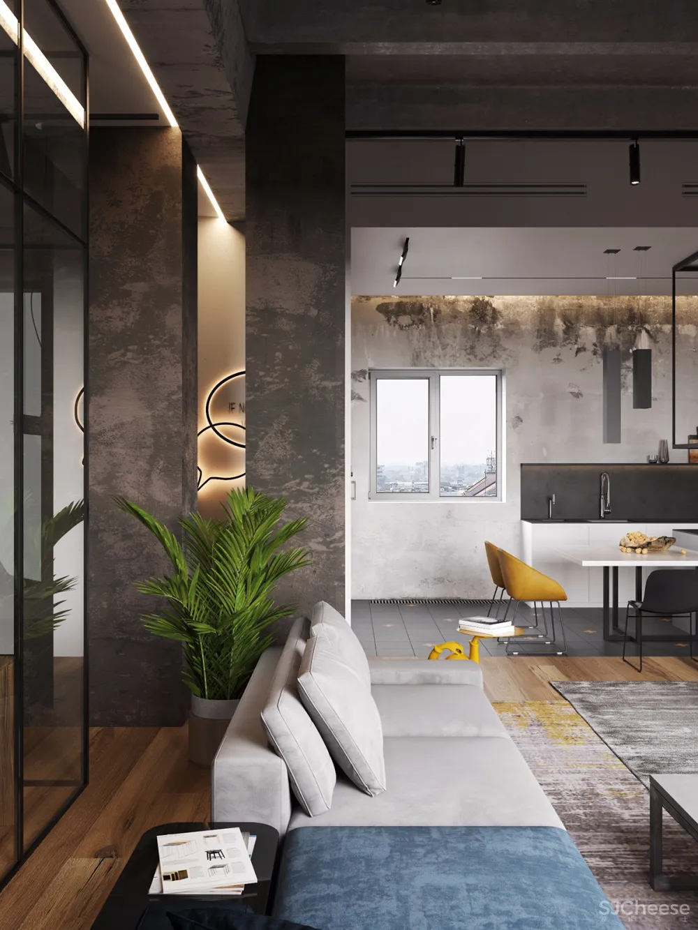 136㎡ 轻工业风丨每一个设计都值得参考