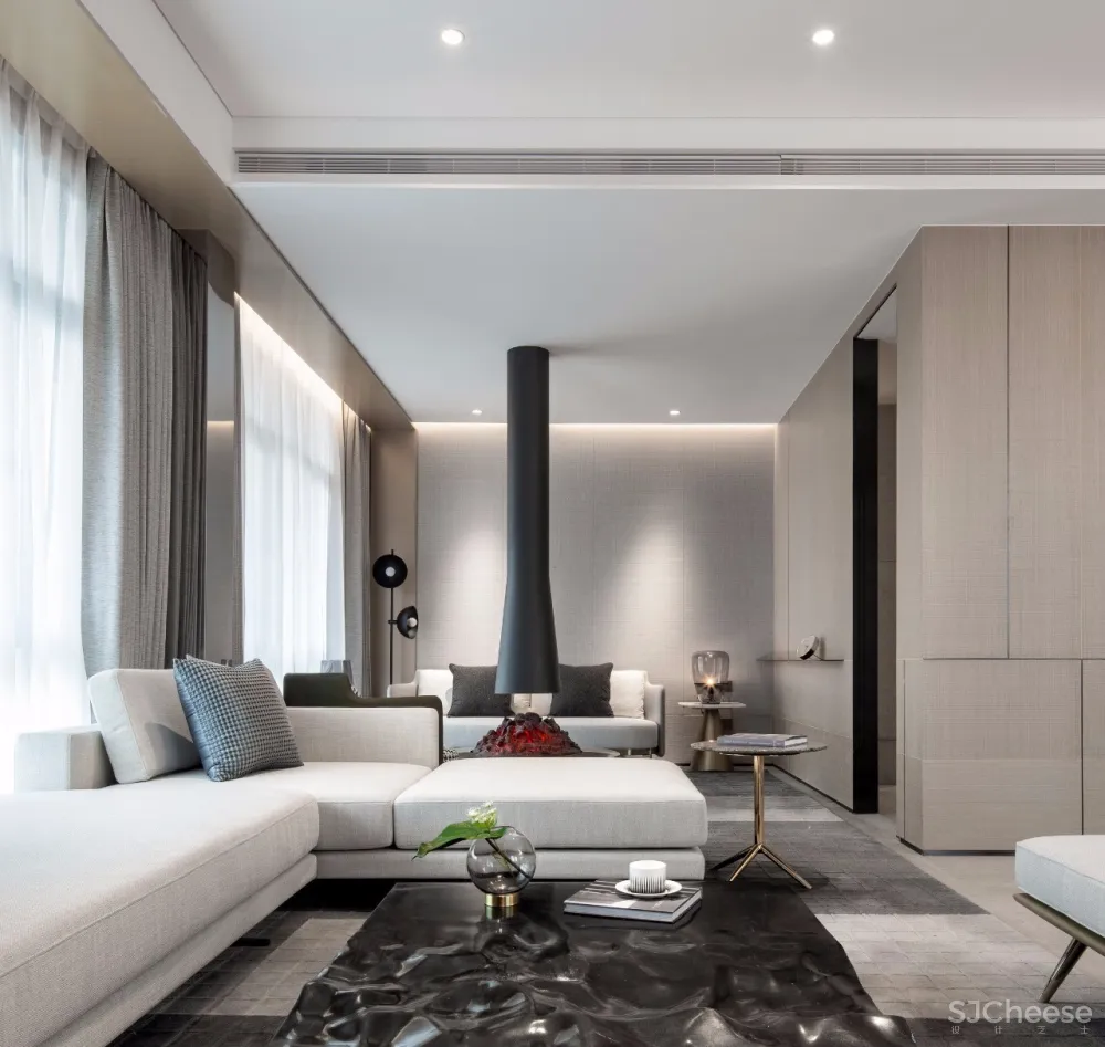 【派尚设计新作】300 ㎡超凡脱俗的臻品别墅项落地设计方案