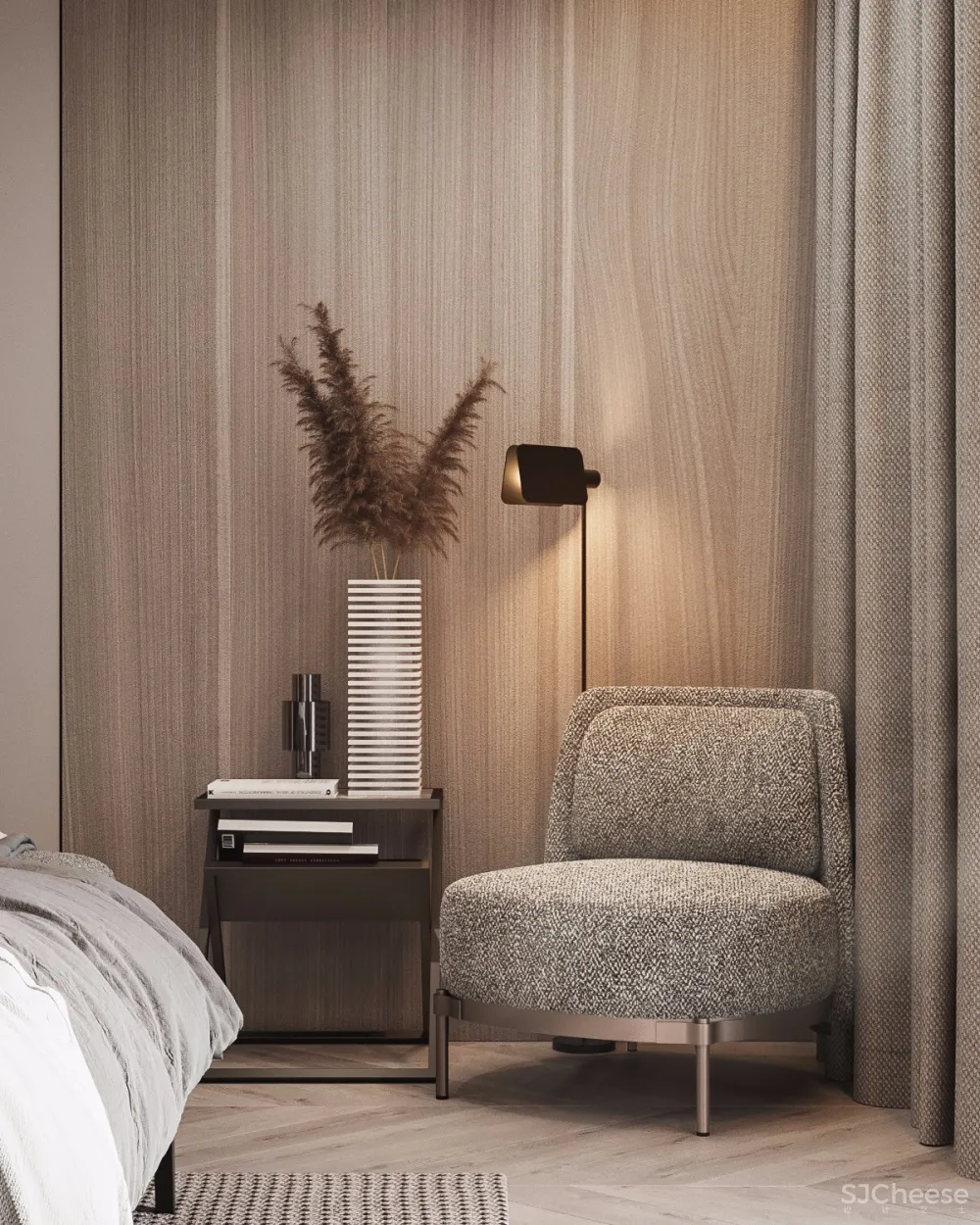 105㎡ 简约+高级灰+轻奢丨最理想的家就长这样