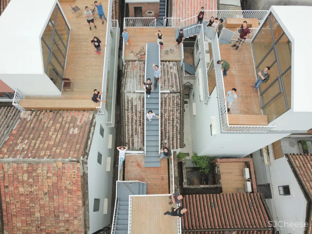 新基白房子民宿群 / 竖梁社建筑