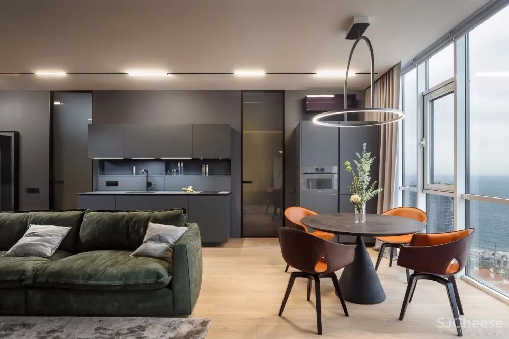 69㎡海滨公寓丨开放式 LDK 更有空间感