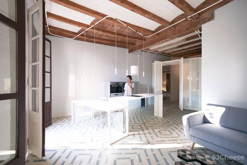 Cometa Architects:The Lightslice,从破旧公寓到阳光漫射居所