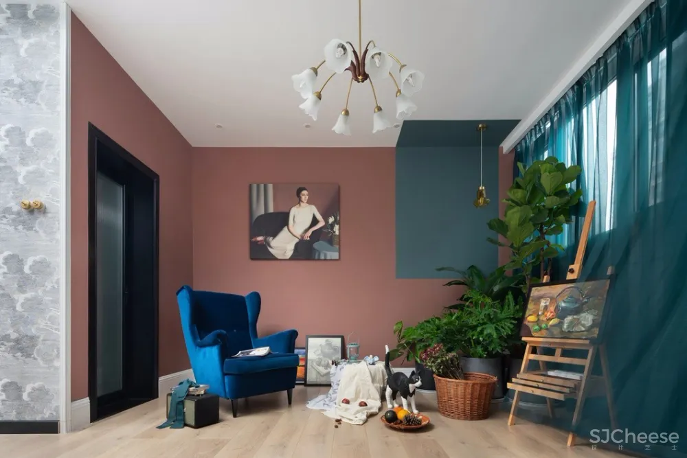 310㎡ 顶层洋房丨在这里养花、聚餐,美极了