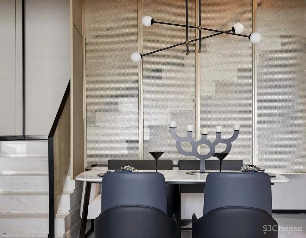 【HBA倾力新作】现代极简风复式样板房设计 ，将空间利用最大化，融入功能，简而不减！