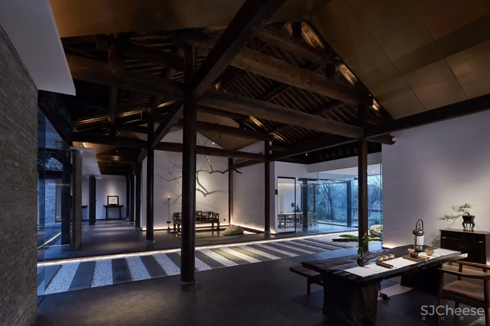 最新 | 杭州时上建筑空间设计:无界 · 西溪茶室