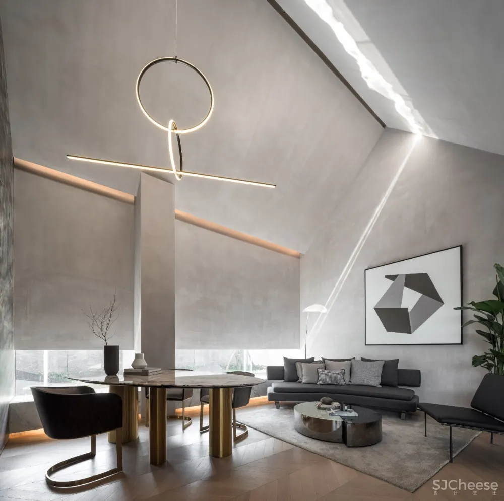 唐忠汉新作 | 售楼中心如何用片墙、线条、光线打造非凡质感