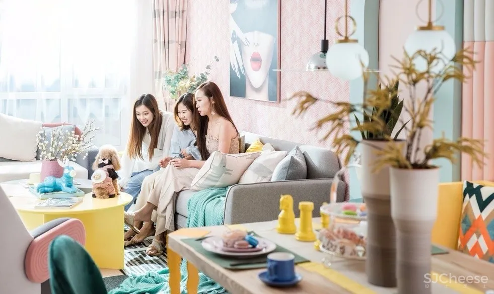 新作| 95㎡甜蜜梦幻色，分分钟撩动你的少女心