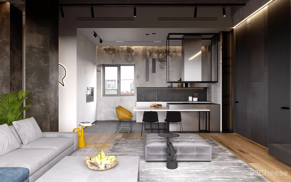 136㎡ 轻工业风丨每一个设计都值得参考