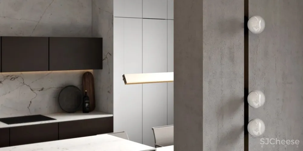 轻奢公寓丨墙面细部设计太赞了