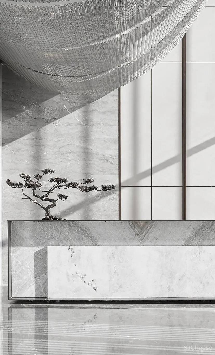 禾悉设计新作:光之韵律售楼中心丨设计脱胎于电影艺术的蒙太奇手法