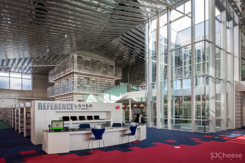 野野市市图书馆,日本 / 三上建筑事务所