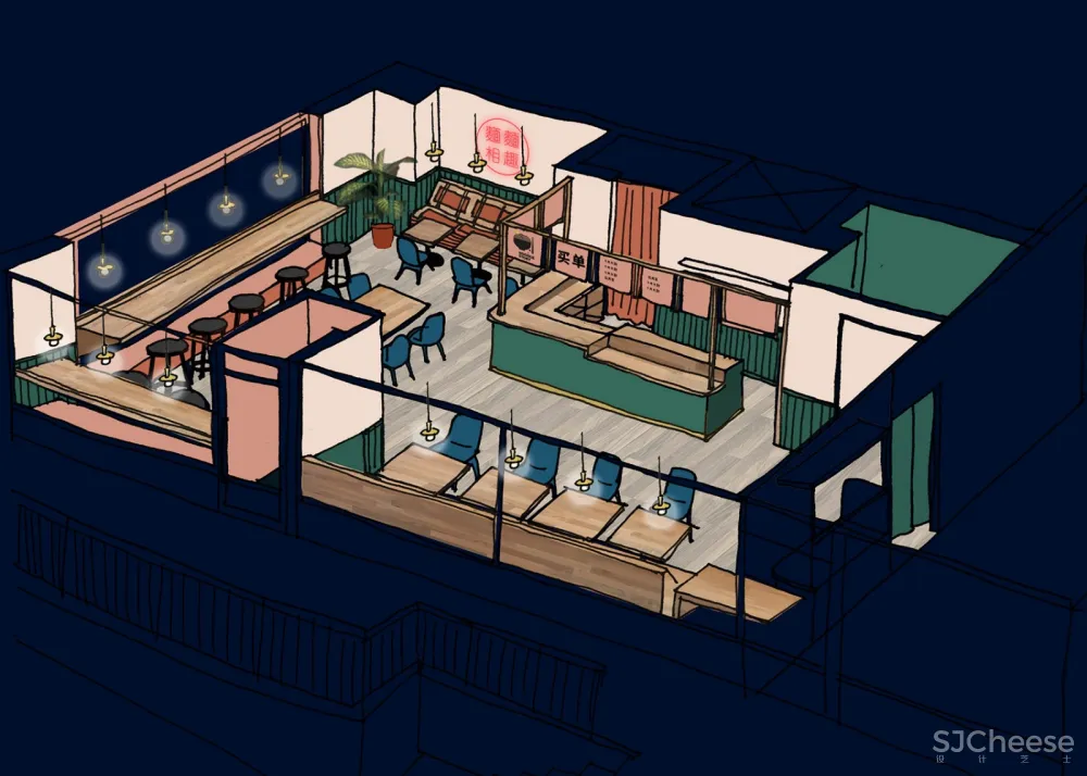 Noodle Story面馆,赫尔辛基 / Yatofu Creatives