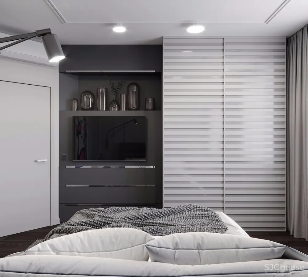 66㎡ 的公寓丨竟能设计出2室1厅和独立马桶间