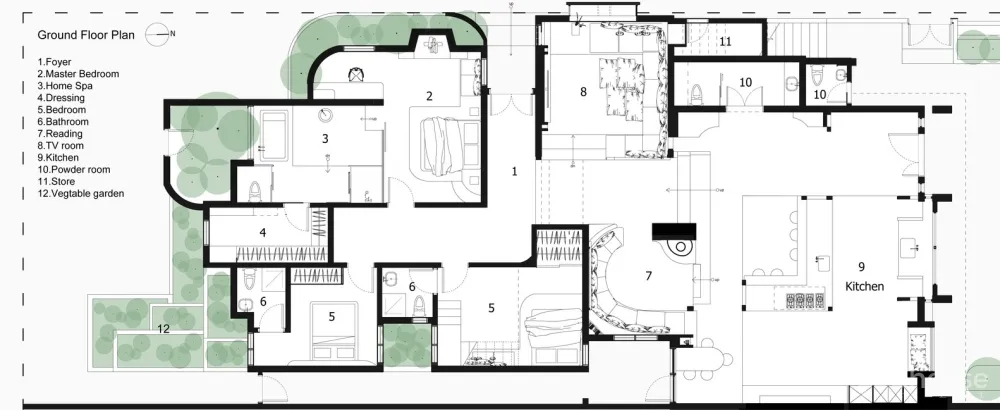 Babak Abnar:伊朗极简别墅改造