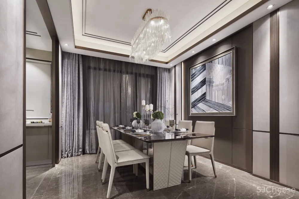 现代轻奢的港式风格样板间设计丨一种无法抗拒的魅力