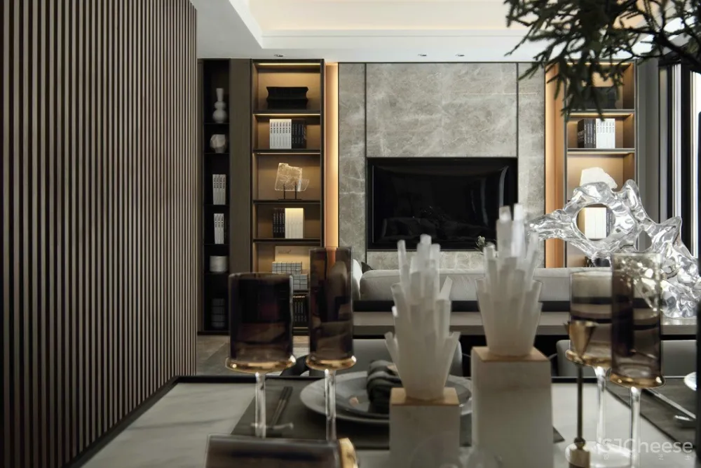 新作 | 200㎡ 顶级复式,绝佳质感打造高级范