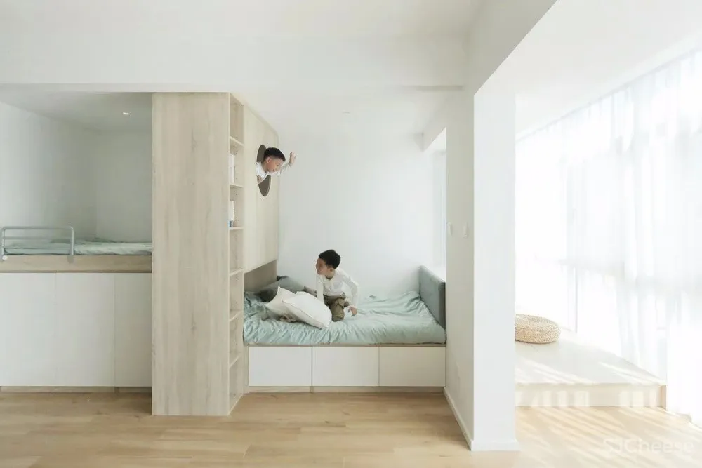 59㎡你觉得小丨这一家四口却住得舒服又自在