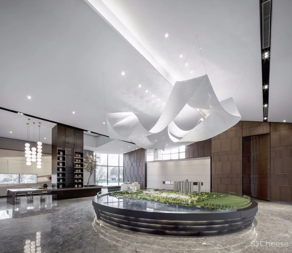 【璞辉设计新作】900㎡阳光城湖州太湖湾售楼处