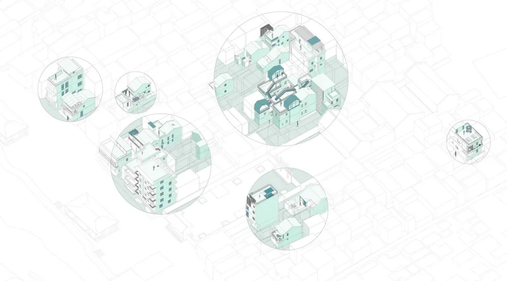 新基白房子民宿群 / 竖梁社建筑