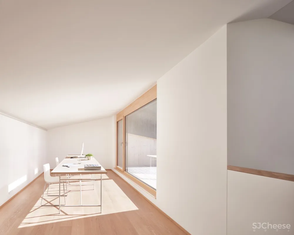 MWArchitekten：奥地利极简住宅 Doppelhaus am Hang