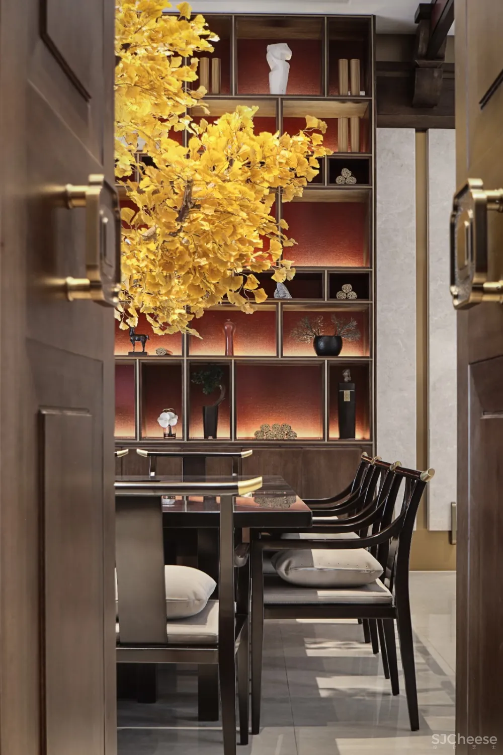 1000㎡新东方风格售楼中心设计丨通过艺术设计诠释东方古典韵味与现代艺术形态