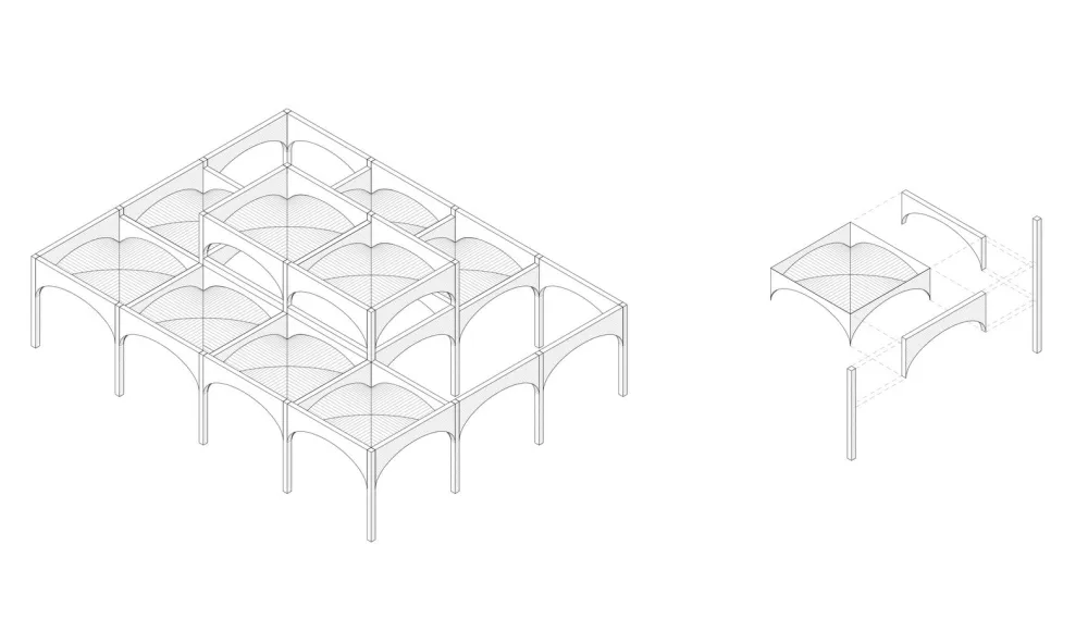 首发 | Morris+Company:充满阳光的拱形轻木餐厅