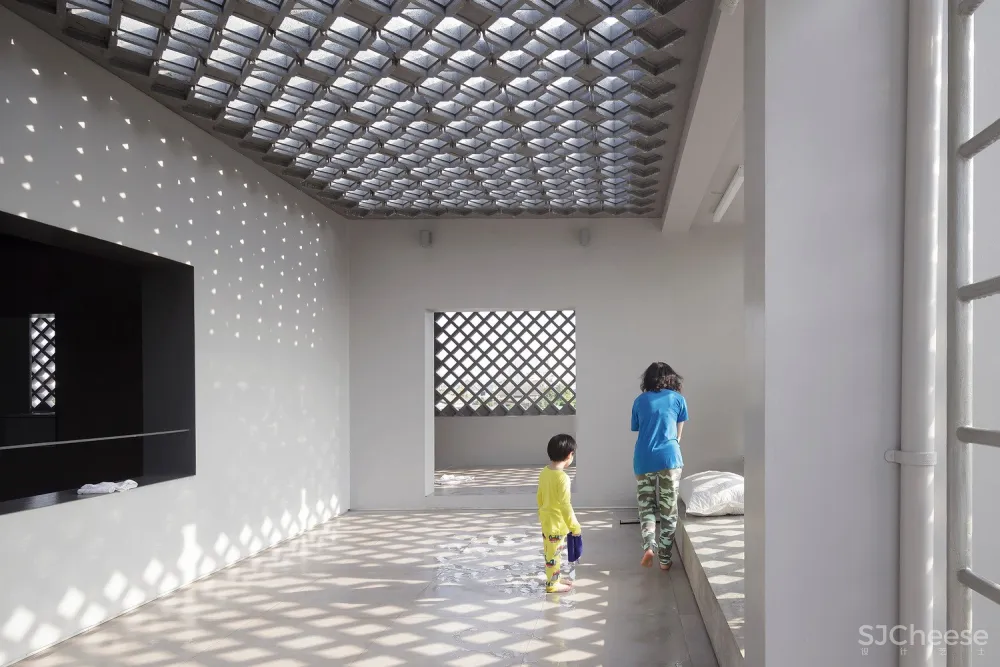 泰国镂空混凝土砖住宅 / all(zone)